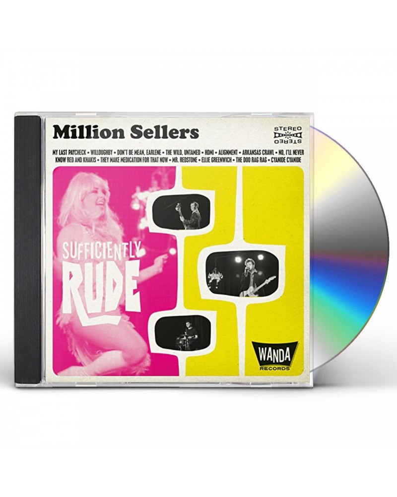 Million Sellers SUFFICIENTLY RUDE CD $6.20 CD