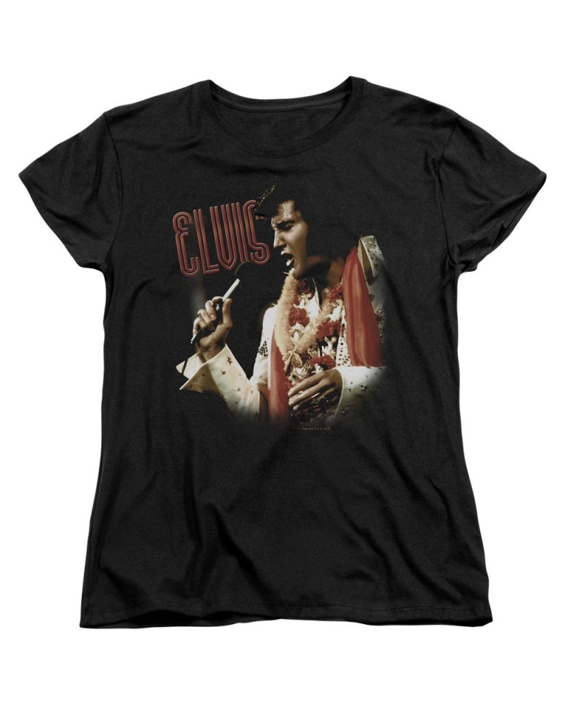 Elvis Presley Women's Shirt | SOULFUL Ladies Tee $7.38 Shirts