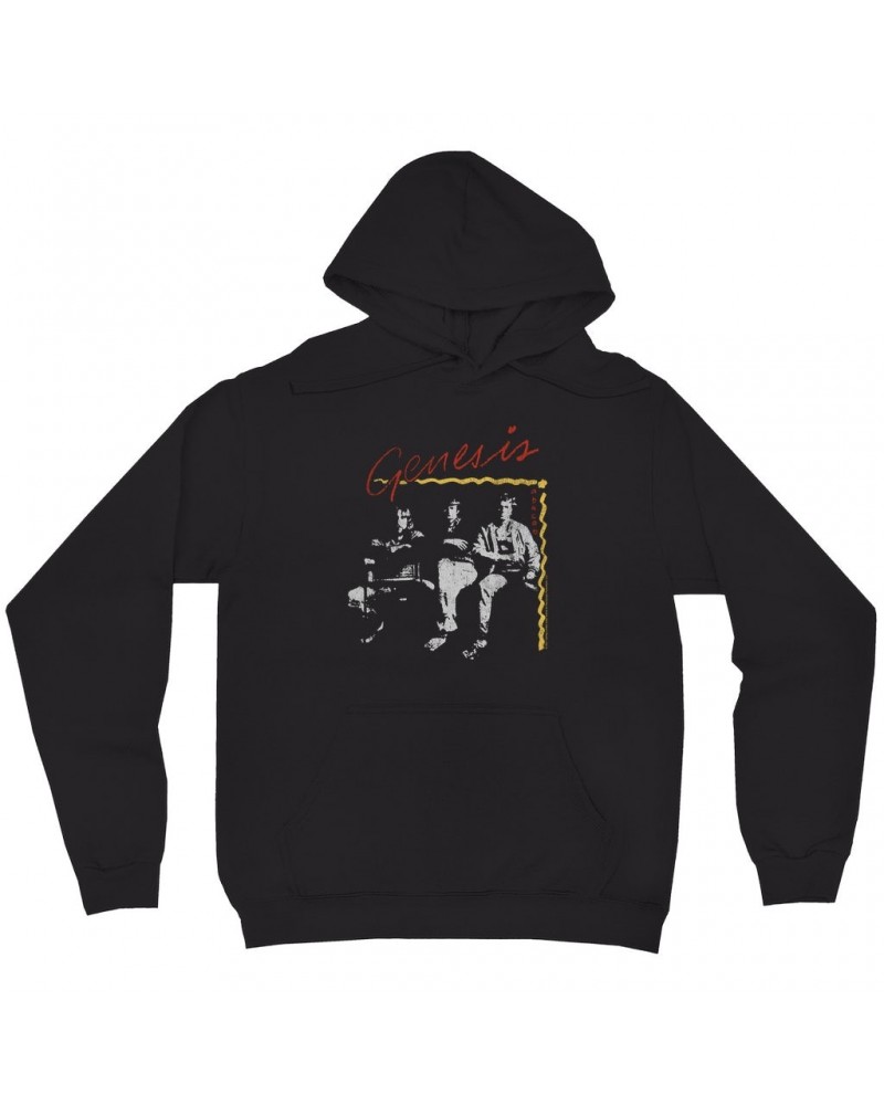 Genesis Hoodie | Abacab Album Design Distressed Hoodie $19.58 Sweatshirts