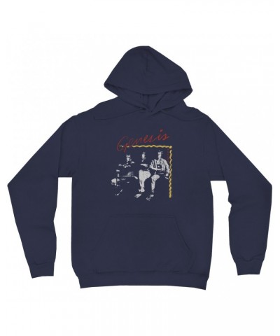 Genesis Hoodie | Abacab Album Design Distressed Hoodie $19.58 Sweatshirts