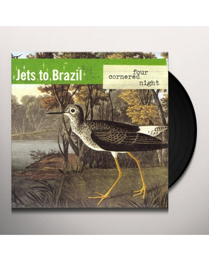 Jets To Brazil FOUR CORNERED NIGHT (TRANS CLR W BLACK) Vinyl Record $9.45 Vinyl