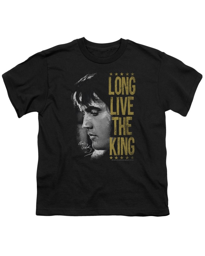 Elvis Presley Youth Tee | LONG LIVE THE KING Youth T Shirt $4.50 Kids