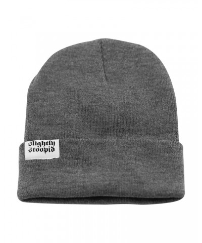 Slightly Stoopid Knit Beanie - Gray $9.38 Hats