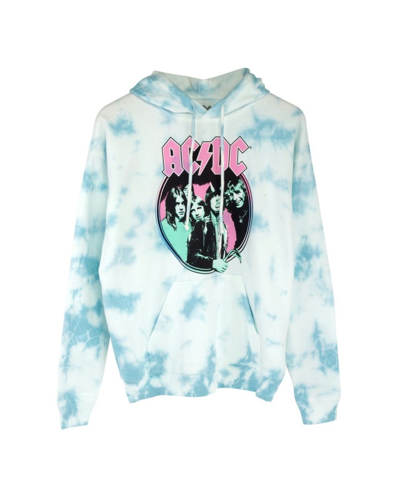 AC/DC Pastel Tie-Dye Highway to Hell Pullover Hoodie $4.50 Sweatshirts