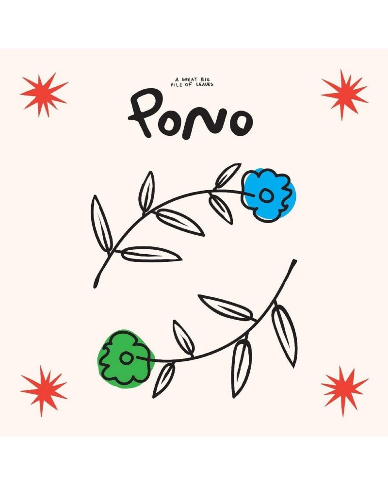 A Great Big Pile of Leaves Pono (Limited White Green & Blue Marbled) Vinyl Record $10.10 Vinyl