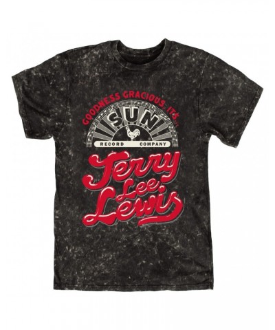 Jerry Lee Lewis Sun Records T-shirt | Goodnees Gracious It's Sun Records Mineral Wash Shirt $10.48 Shirts