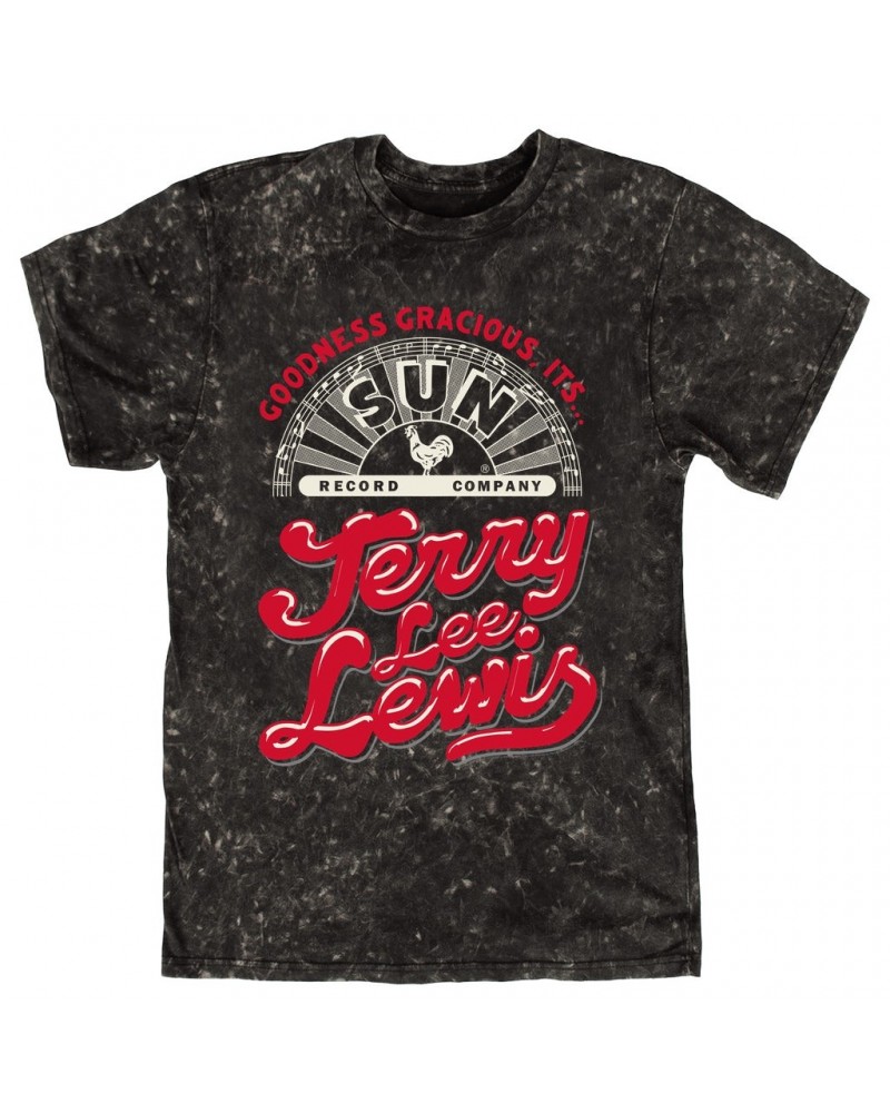 Jerry Lee Lewis Sun Records T-shirt | Goodnees Gracious It's Sun Records Mineral Wash Shirt $10.48 Shirts