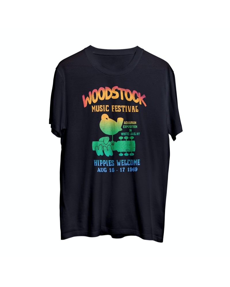 Woodstock 3 Days of Music Festival Black T-Shirt $3.88 Shirts