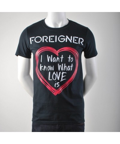 Foreigner I Want To Know What Love Is T-Shirt $7.35 Shirts