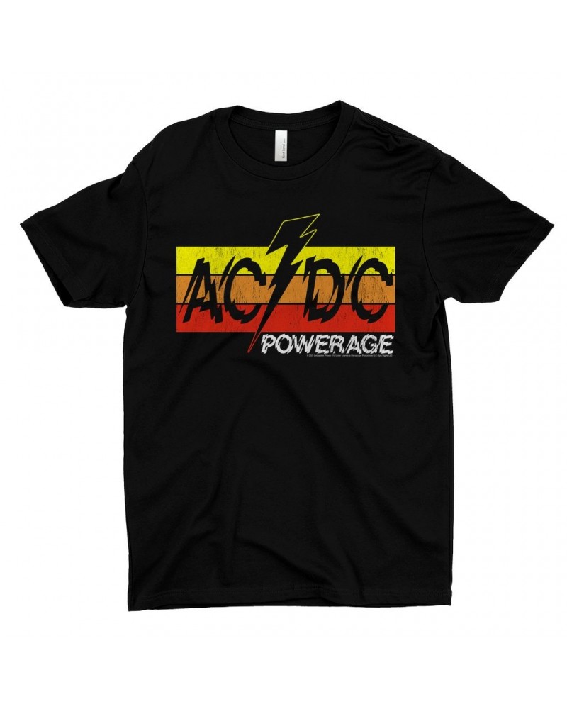 AC/DC T-Shirt | Powerage Logo Banner Shirt $7.73 Shirts