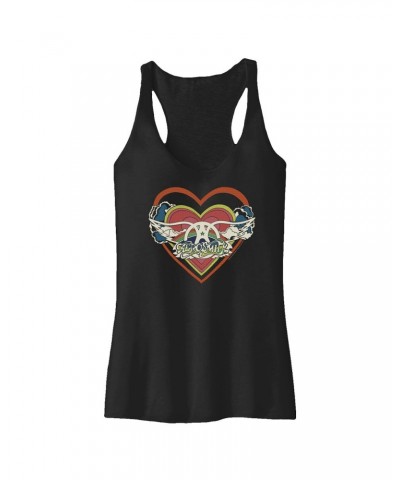 Aerosmith Rainbow Heart Tank Top $11.10 Shirts