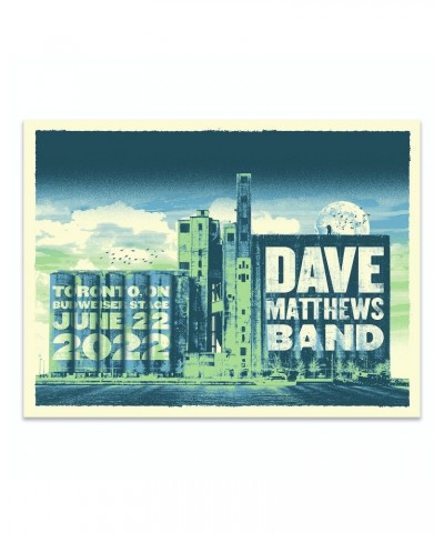 Dave Matthews Band Show Poster Toronto ON 6/22/2022 $22.20 Decor