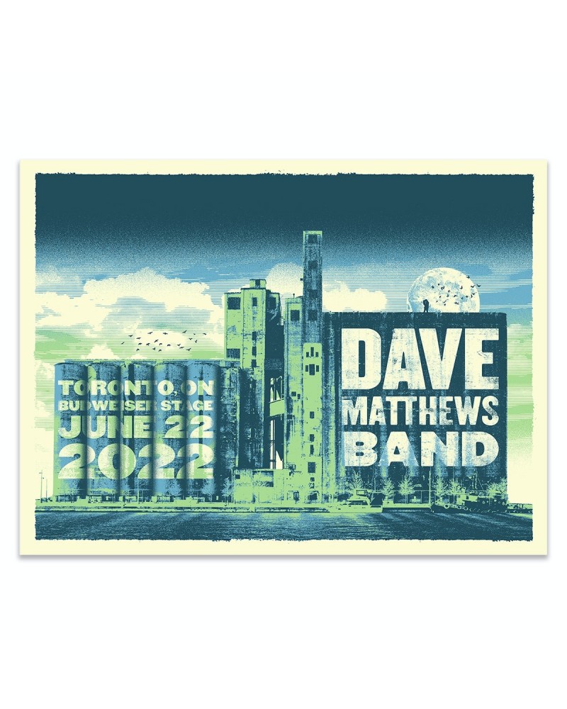 Dave Matthews Band Show Poster Toronto ON 6/22/2022 $22.20 Decor