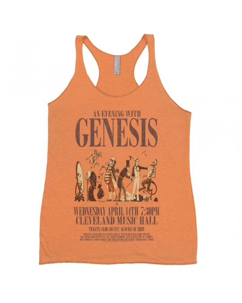 Genesis Ladies' Tank Top | Cleveland Music Hall Concert Shirt $10.42 Shirts