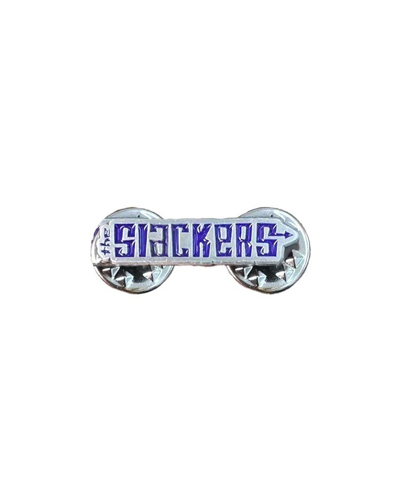 The Slackers Text - 1” Enamel Pin - Violet $1.50 Accessories