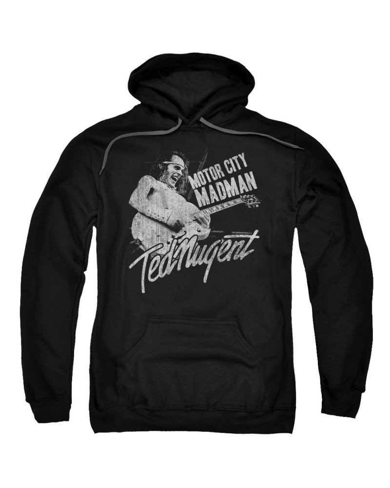 Ted Nugent Hoodie | MADMAN Pull-Over Sweatshirt $15.75 Sweatshirts