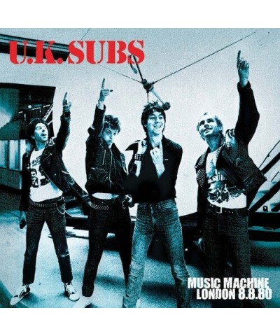 U.K. Subs MUSIC MACHINE LONDON 8/8/80 - BLUE Vinyl Record $11.04 Vinyl