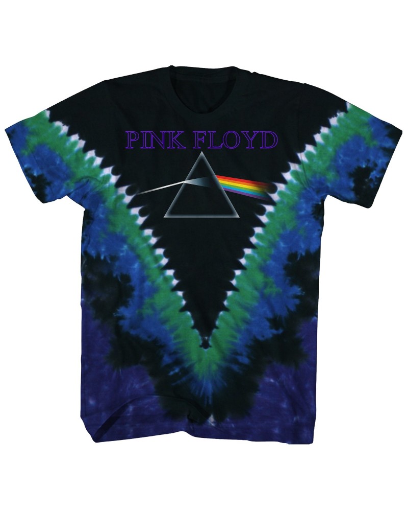 Pink Floyd T-Shirt | Dark Side Of The Moon Tie Dye Shirt $12.45 Shirts