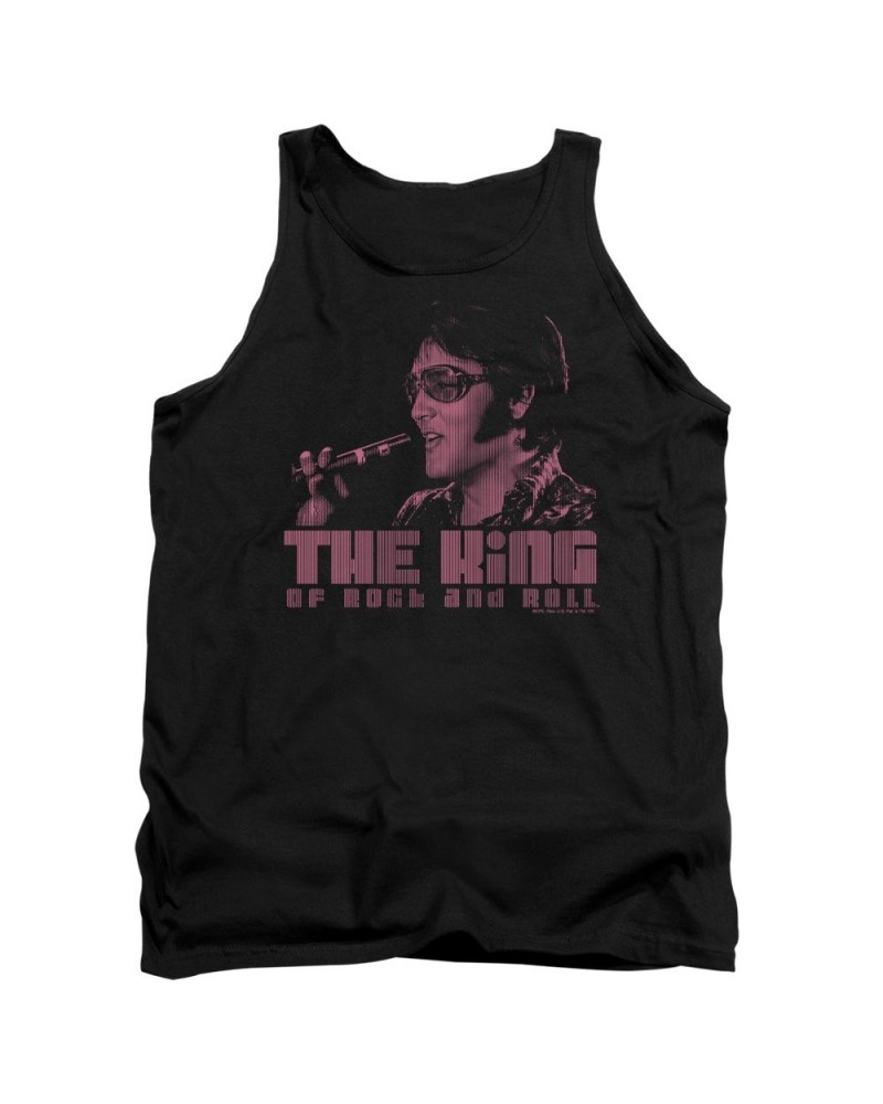 Elvis Presley Tank Top | THE KING Sleeveless Shirt $7.74 Shirts