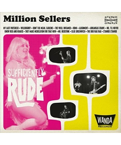 Million Sellers SUFFICIENTLY RUDE CD $6.20 CD