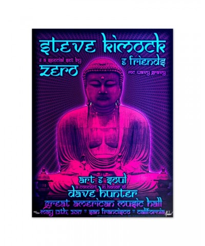 Steve Kimock SKF/ZERO Buddha Poster $9.00 Decor