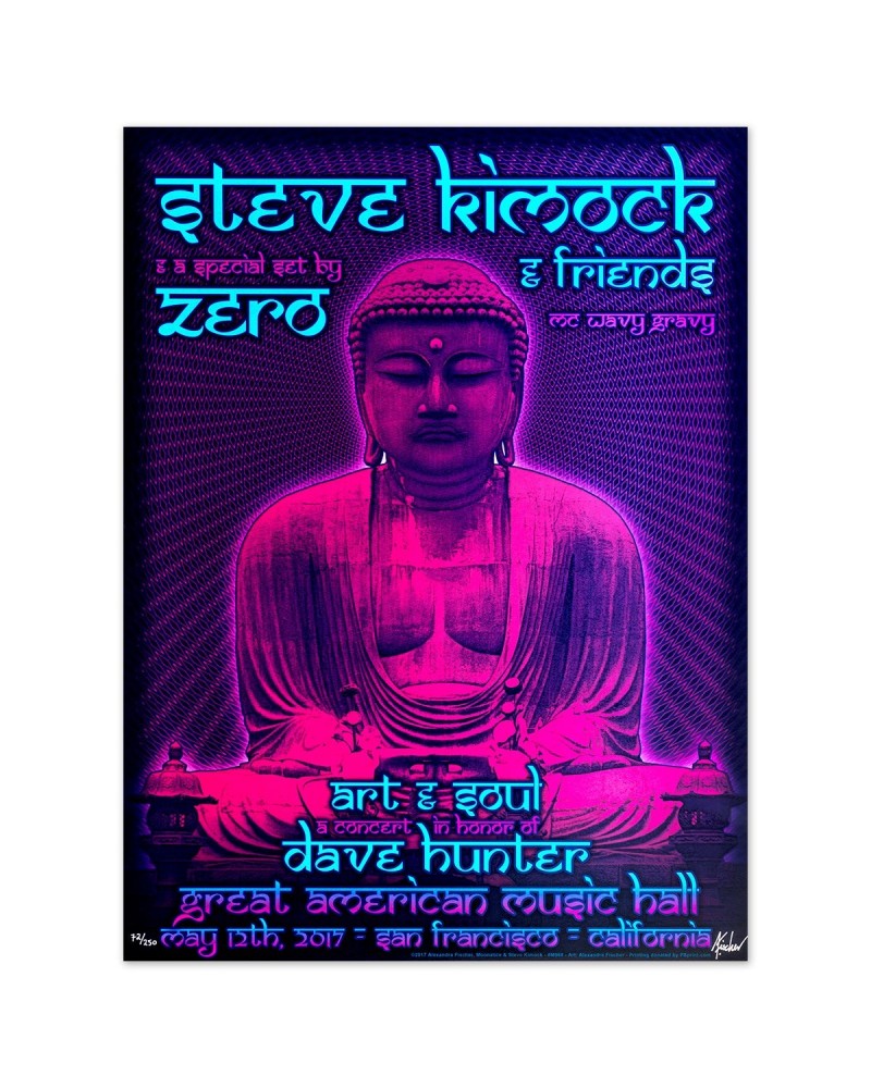 Steve Kimock SKF/ZERO Buddha Poster $9.00 Decor