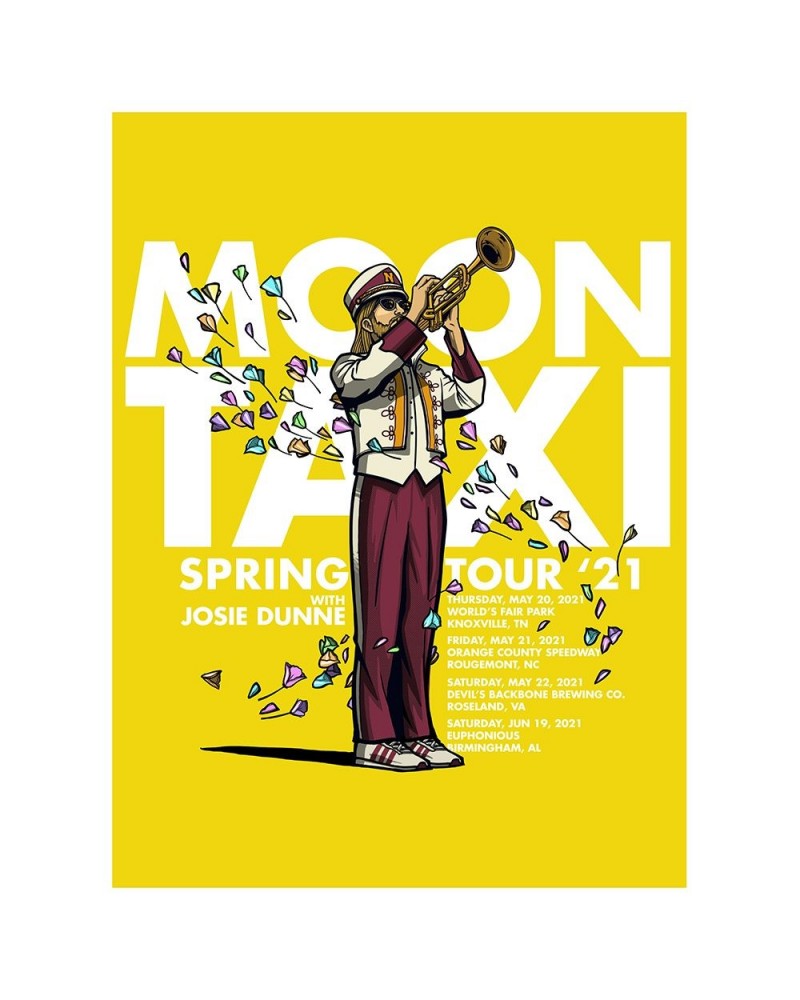 Moon Taxi 2021 SPRING TOUR POSTER $8.25 Decor