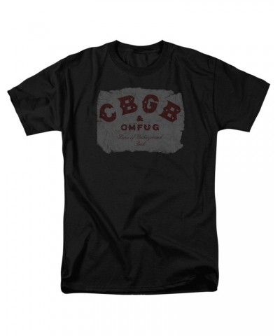 Cbgb Shirt | CRUMBLED LOGO T Shirt $9.20 Shirts