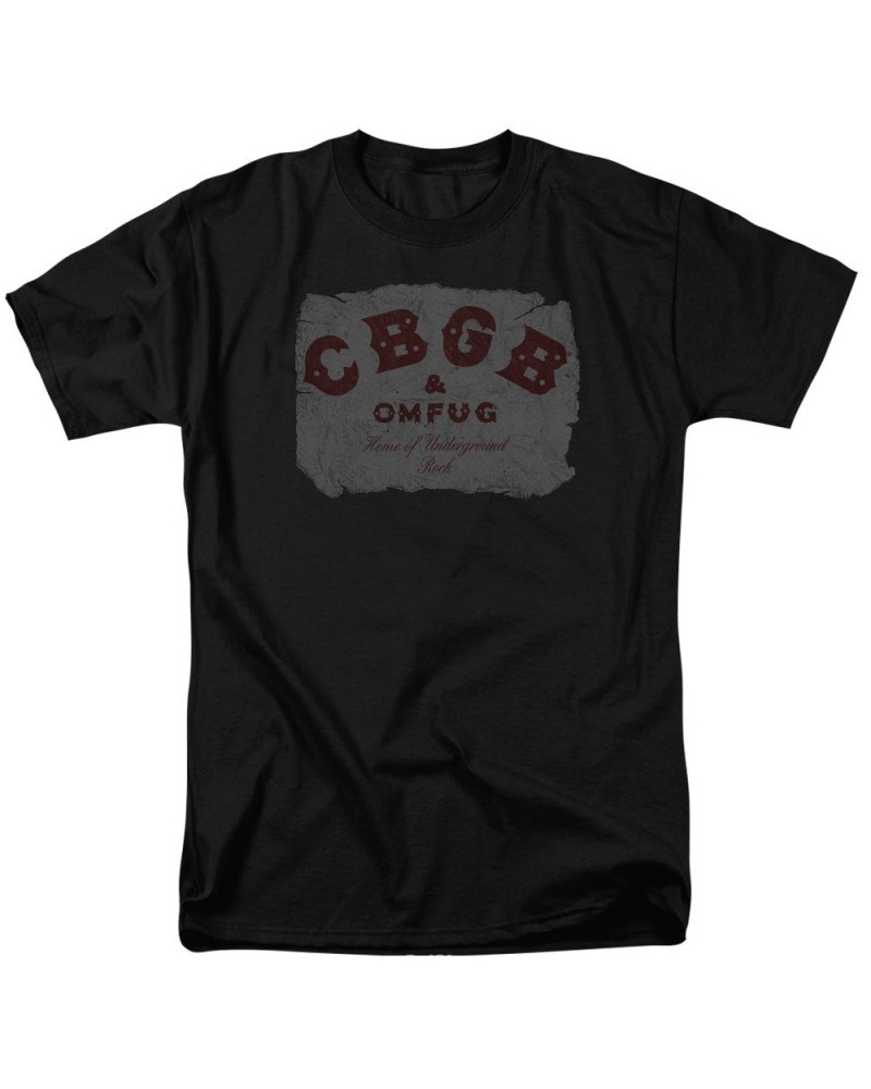 Cbgb Shirt | CRUMBLED LOGO T Shirt $9.20 Shirts