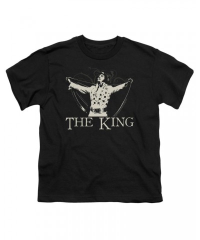 Elvis Presley Youth Tee | ORNATE KING Youth T Shirt $7.35 Kids