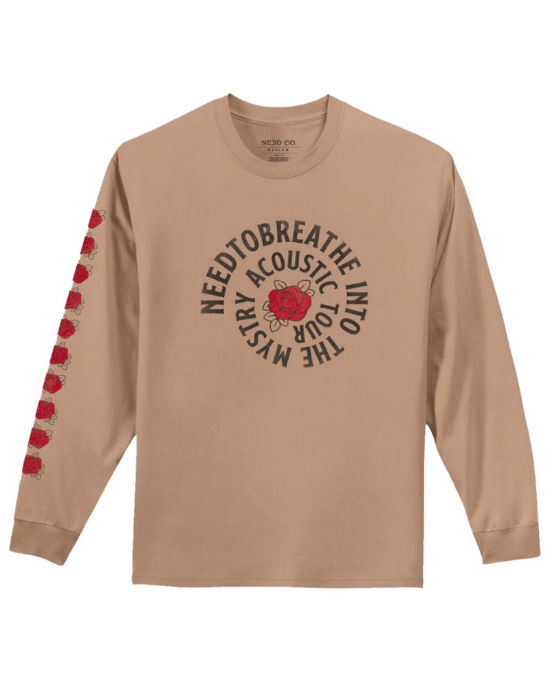 NEEDTOBREATHE Flower Long Sleeve $9.00 Shirts