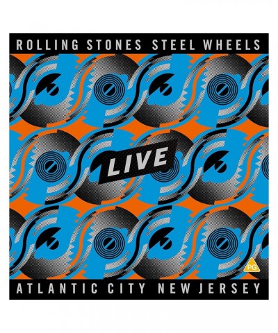 The Rolling Stones Steel Wheels Live (Live From Atlantic City NJ 1989) (4LP (Tangerine/Sky Blue) Vinyl Record $49.44 Vinyl