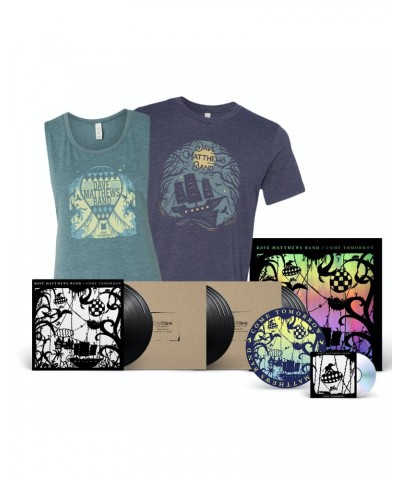 Dave Matthews Band Come Tomorrow Vinyl + DMBLive Vinyl + Slipmat +Tee + Foil Poster Bundle $49.88 Vinyl