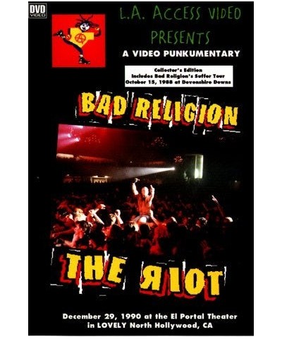 Bad Religion RIOT DVD $4.61 Videos