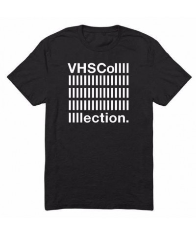 VHS Collection Black T-Shirt with White VHS Logo $7.20 Shirts