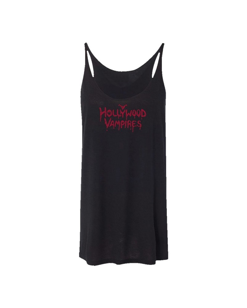 Hollywood Vampires Logo Bling Slouchy Tank $16.63 Shirts