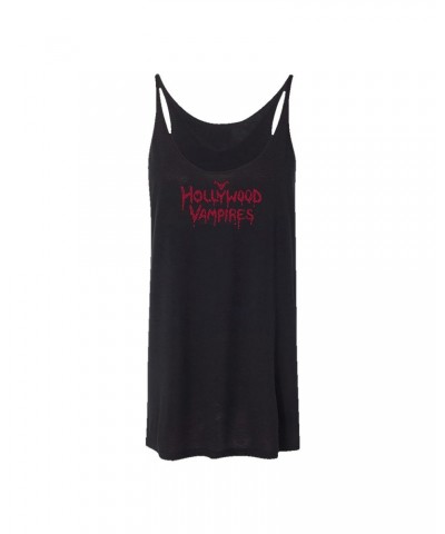 Hollywood Vampires Logo Bling Slouchy Tank $16.63 Shirts