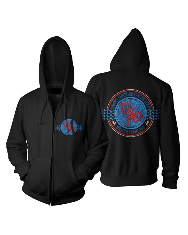 Trans-Siberian Orchestra 2015 Winter Tour Itin Hoodie $24.00 Sweatshirts