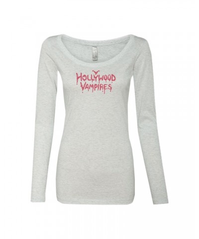 Hollywood Vampires Logo Bling Long Sleeve Scoop $15.73 Shirts