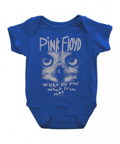 Pink Floyd Baby Short Sleeve Bodysuit | What Do You Want From Me Design Distressed Bodysuit $9.38 Kids