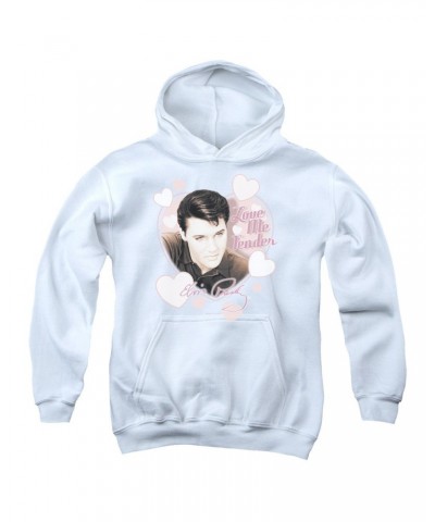 Elvis Presley Youth Hoodie | LOVE ME TENDER Pull-Over Sweatshirt $12.18 Sweatshirts