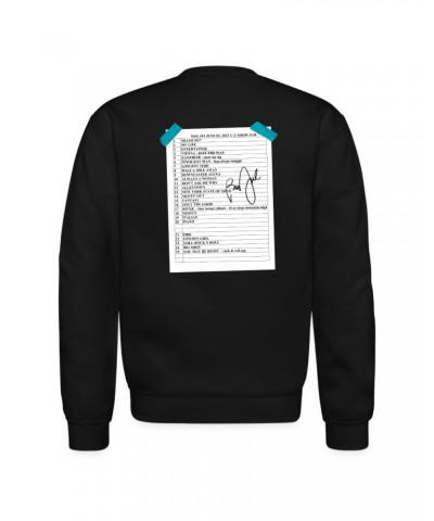 Billy Joel "6-2-23 MSG Set List" Black Crewneck Online Exclusive $35.25 Sweatshirts