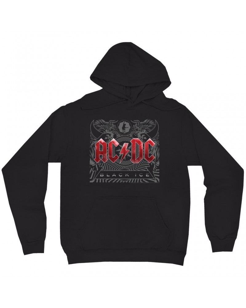 AC/DC Hoodie | Black Ice Album Cover Art Hoodie $13.18 Sweatshirts