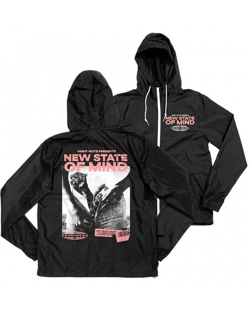 Night Riots New State Of Mind Album Art Windbreaker $12.40 Outerwear