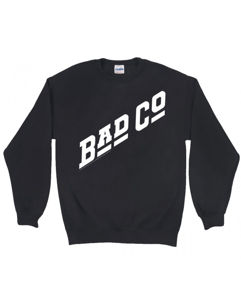 Bad Company Sweatshirt | Classic Logo White Sweatshirt $10.83 Sweatshirts