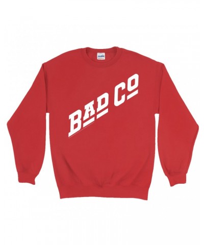 Bad Company Sweatshirt | Classic Logo White Sweatshirt $10.83 Sweatshirts