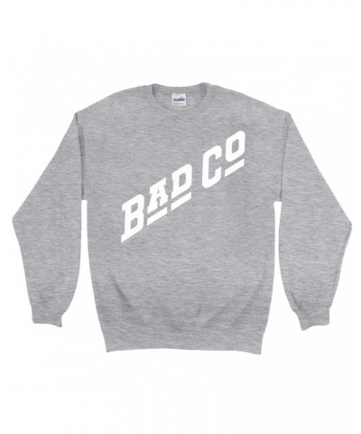 Bad Company Sweatshirt | Classic Logo White Sweatshirt $10.83 Sweatshirts