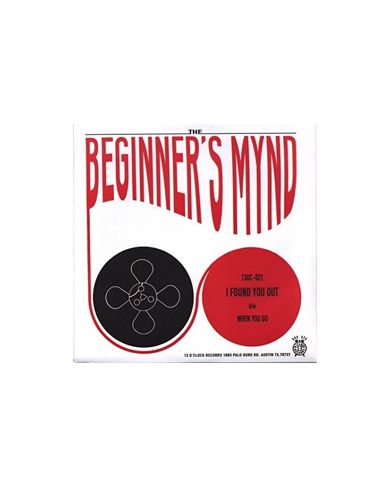 The Beginner's Mynd I FOUND YOUU OUT / WHEN YOU GO Vinyl Record $5.99 Vinyl