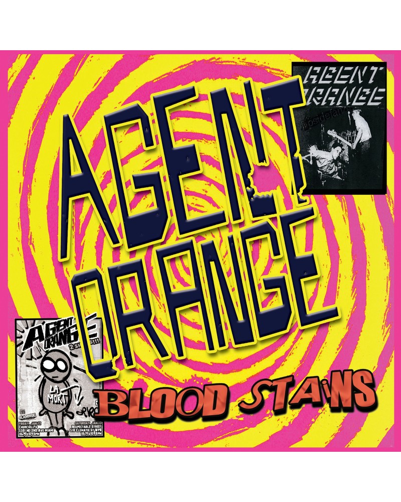 Agent Orange Bloodstains Pink Vinyl Record $6.65 Vinyl