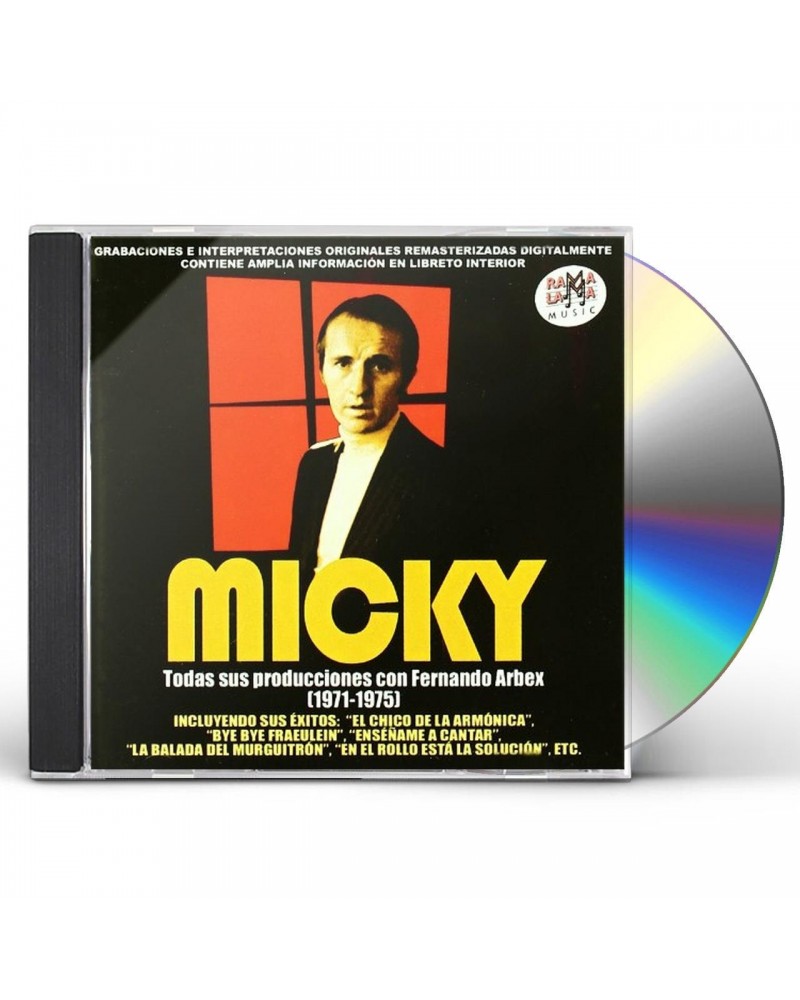 Micky TODAS SUS PRODUCCIONES CON FERNANDO ARBEX CD $8.80 CD